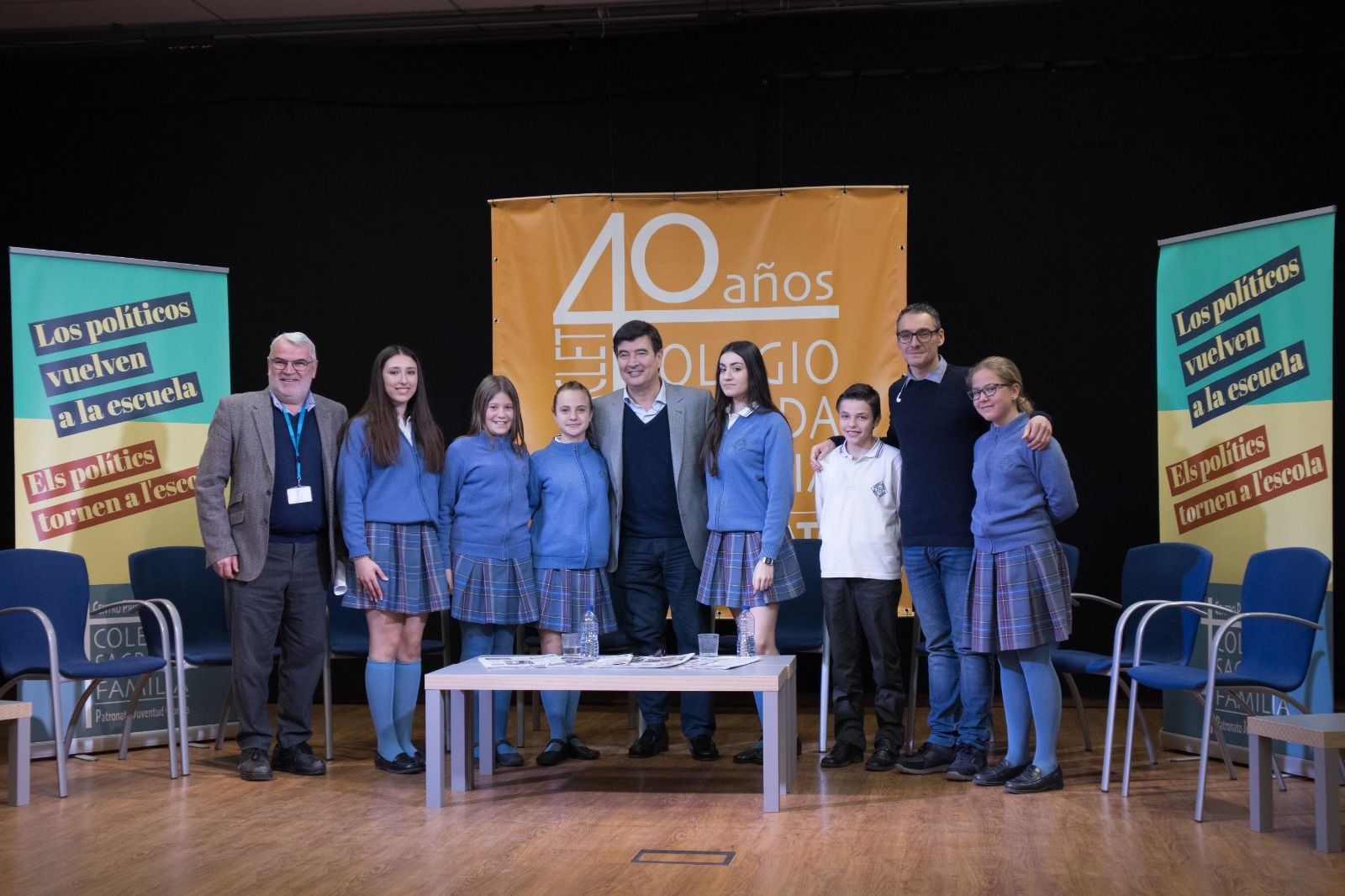 Con el candidato de Ciudadanos, Fernando Giner