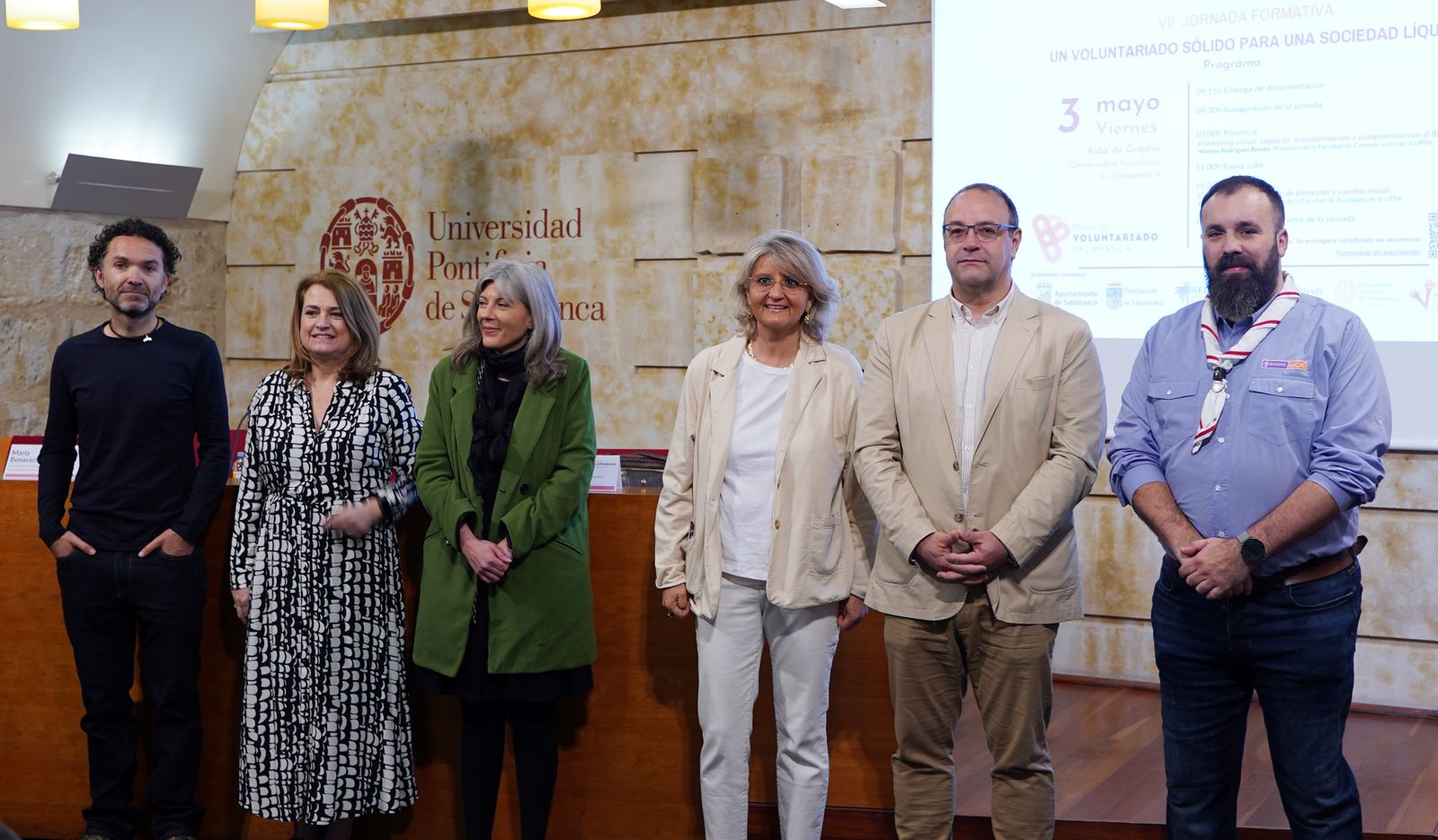 Inauguración de la la VII Jornada Formativo-Lúdica en el Aula de Grados de la UPSA