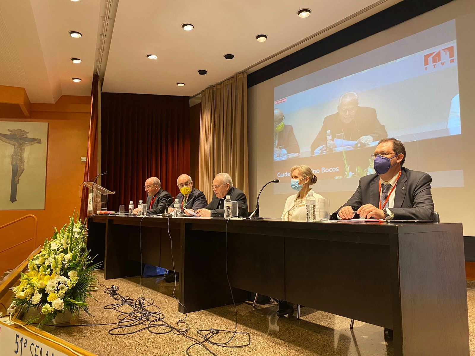 Aquilinos Bocos, durante su conferencia