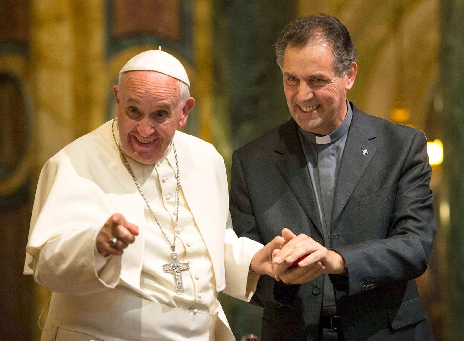 Francisco con Fernández Artime