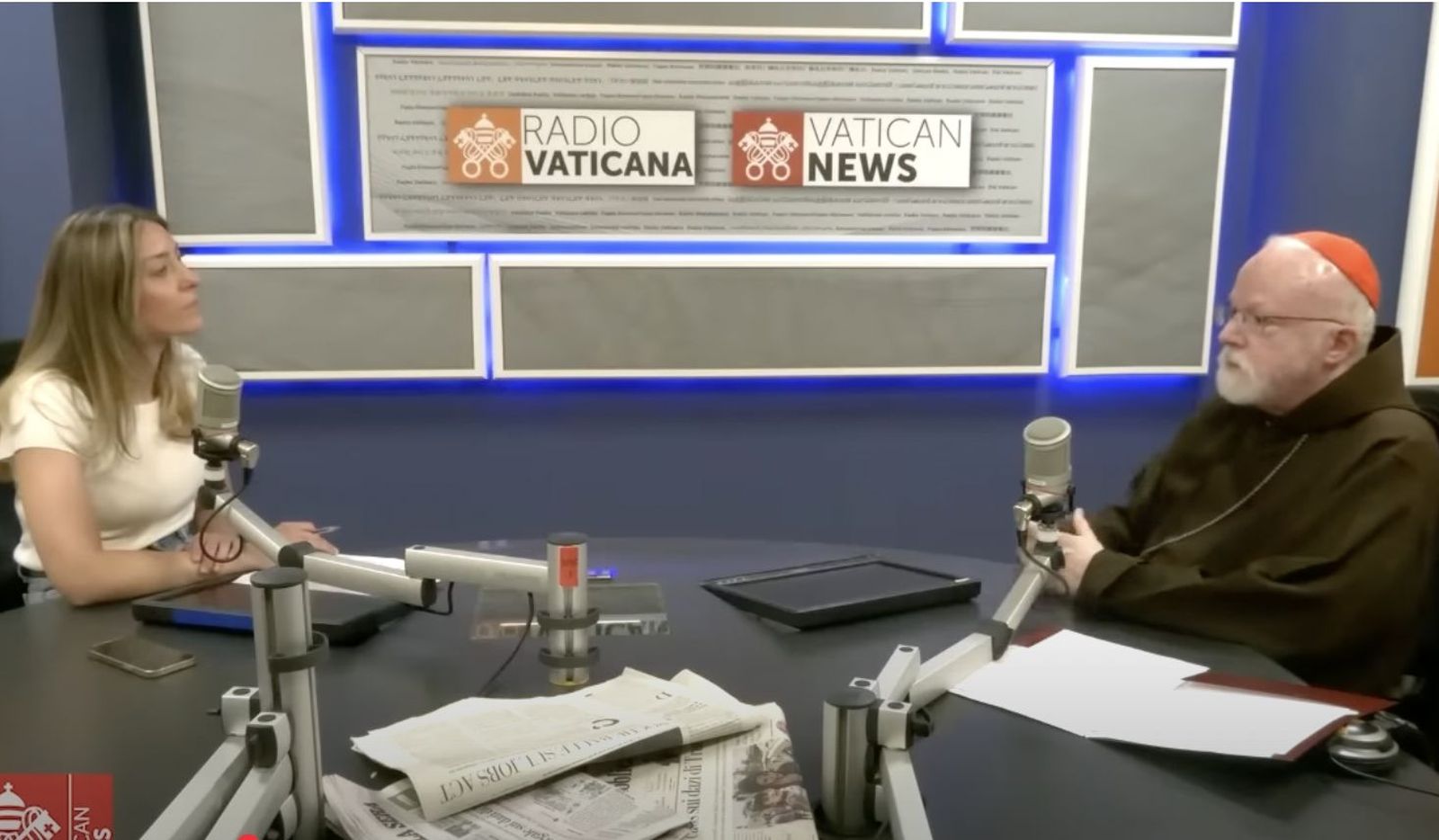 O'Malley, durante la entrevista