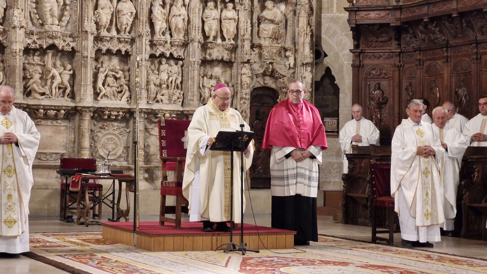 Vicente Jiménez, en su primera eucaristía como administrador apostólico de Huesca