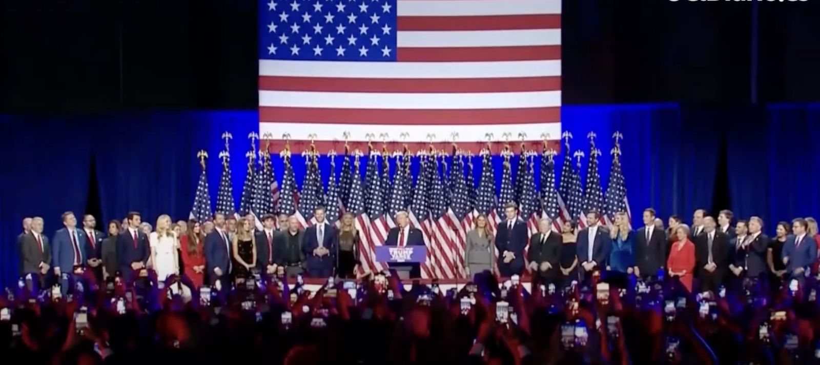 Donald Trump anuncia su victoria