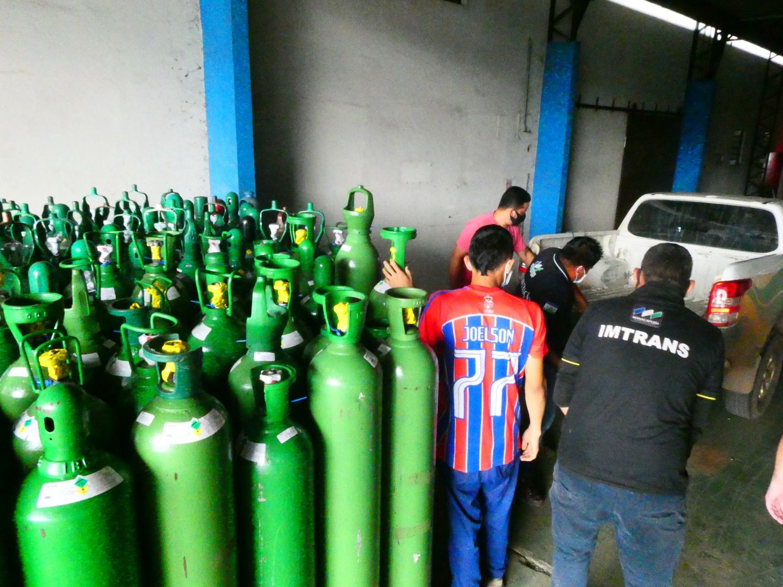 Oxígeno donado a través de la CNBB Norte 1