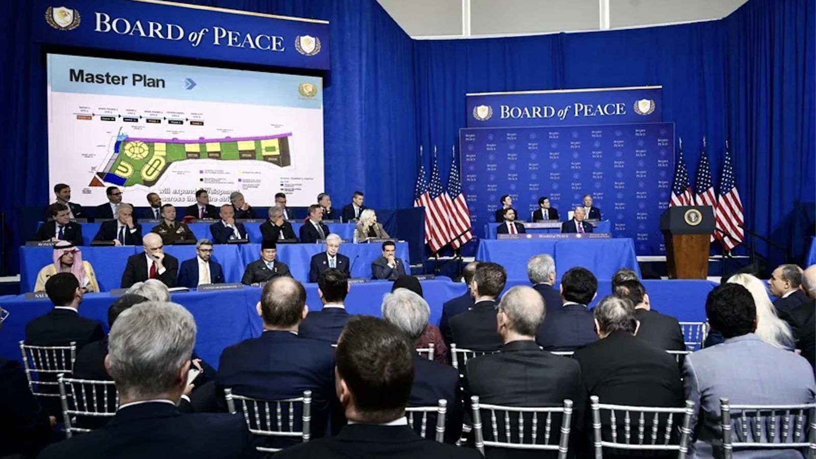 Reunión de la Board of Peace o Junta de Paz para Gaza