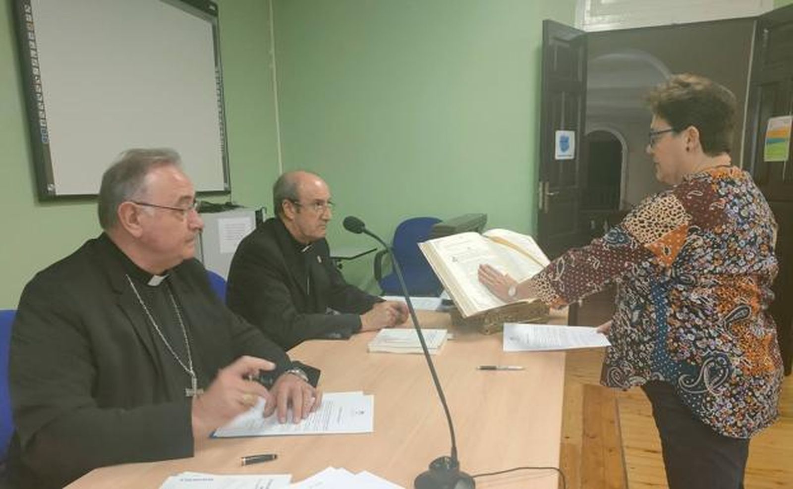 Obispos Jesús Fernández y Luis Ángel de las Heras