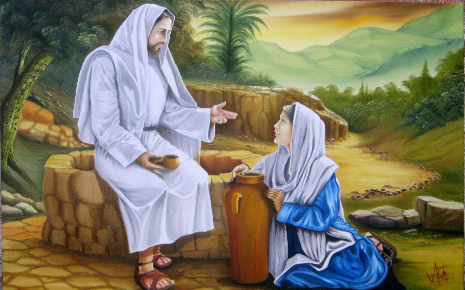 Jesús y la samaritana