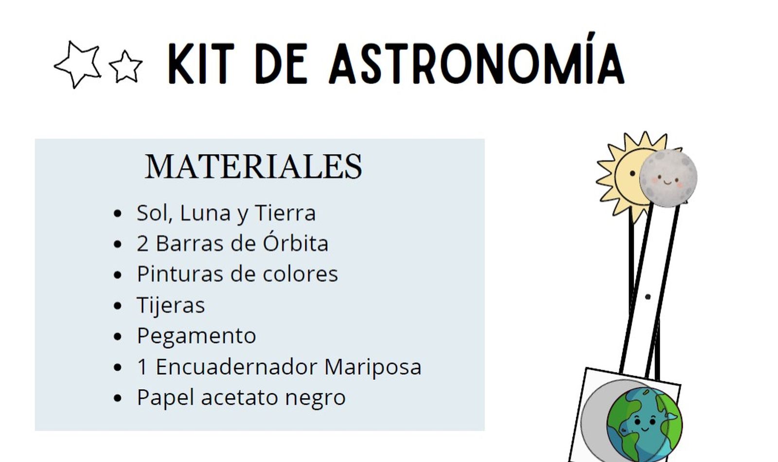 Kit Astronomía