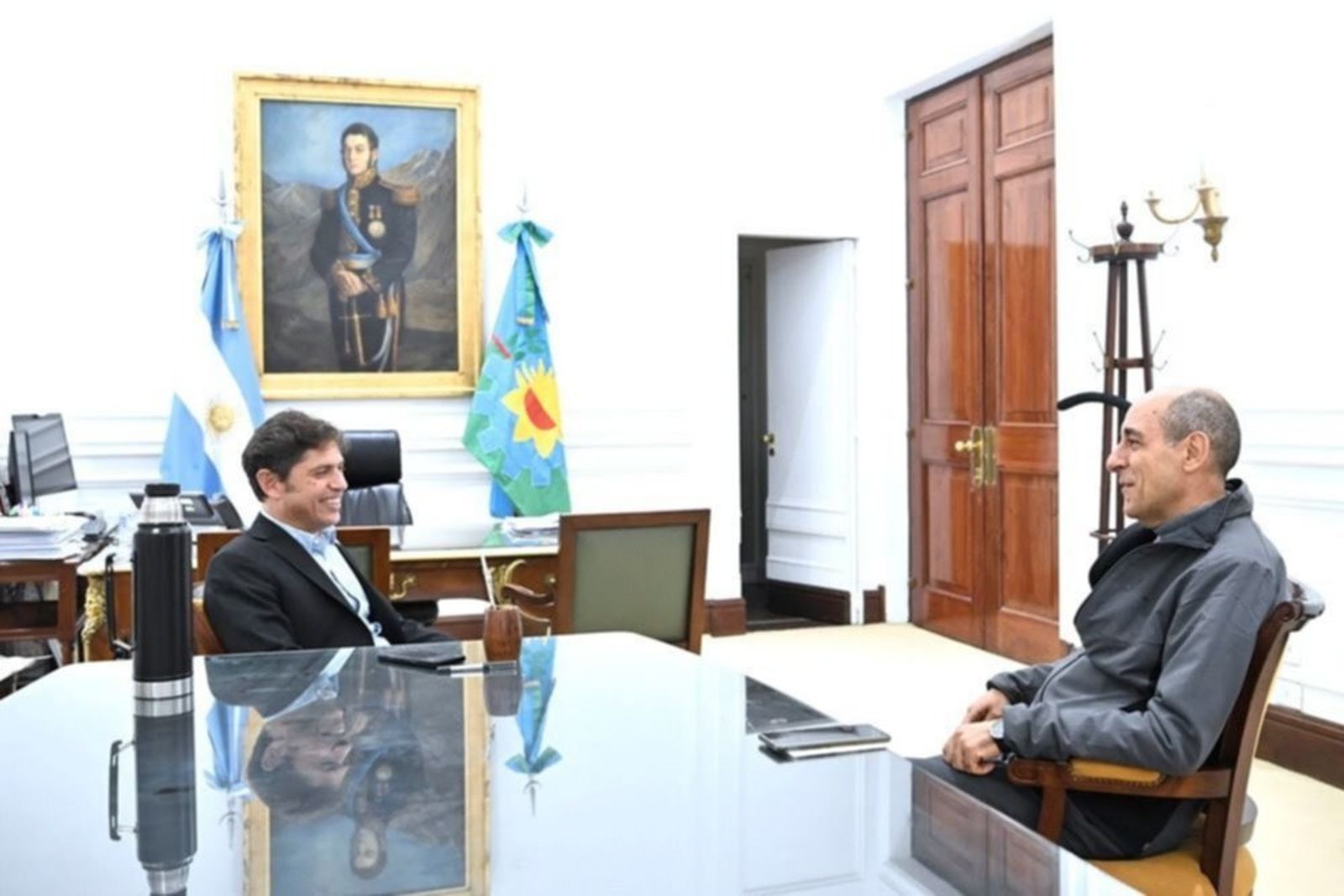 'Tucho' Fernández y Axel Kiciloff