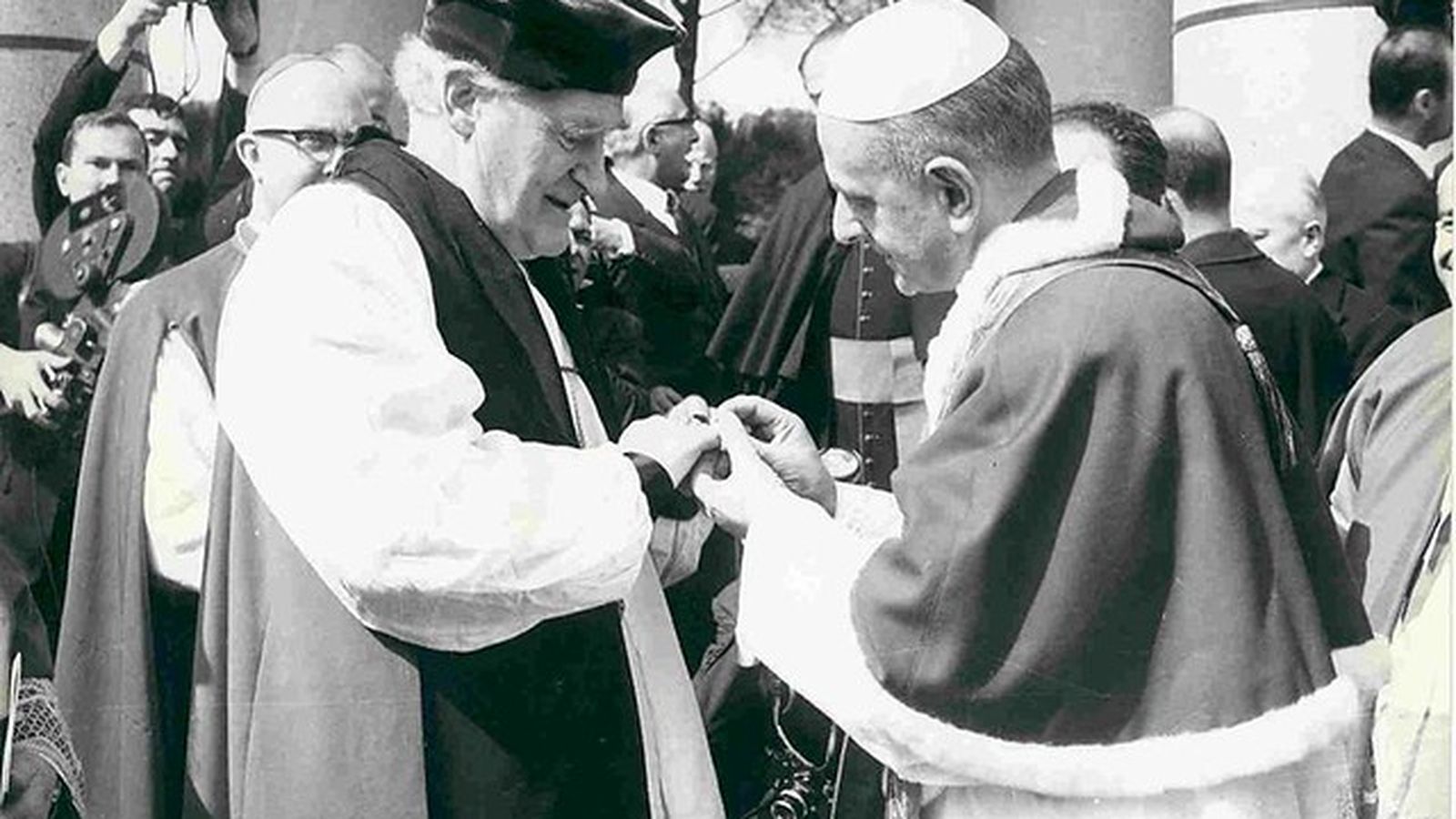 Michael Ramsey y el papa Pablo VI