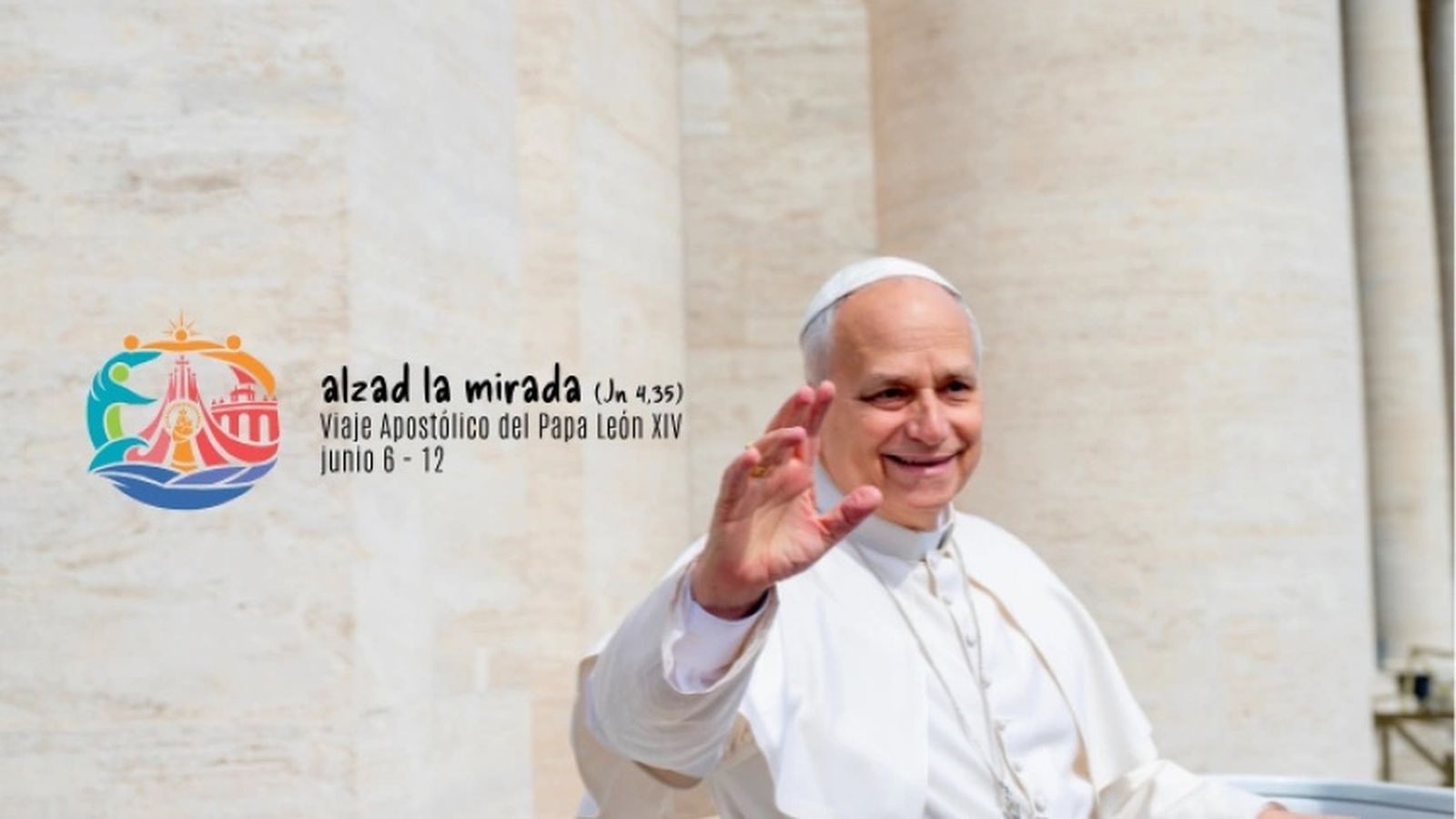 Lema de la visita del papa León XIV a España