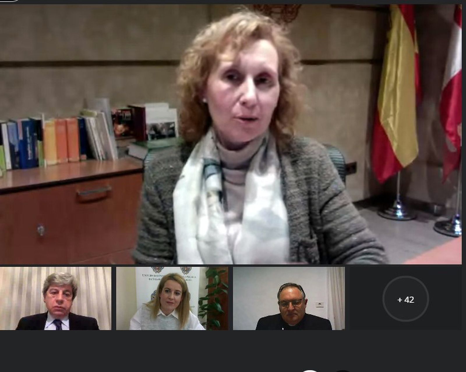 La rectora de la UPSA