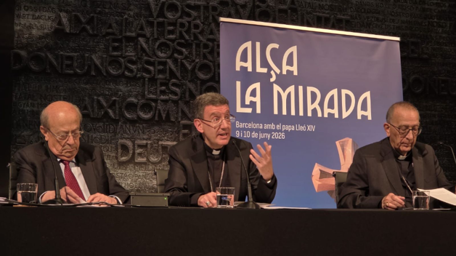 Comparecencia de los responsables de la visita apostólica del papa León XIV a la Sagrada Familia.
