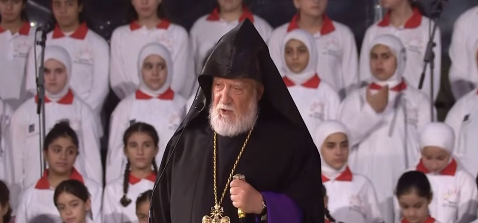 Uno de los discursos en Beirut