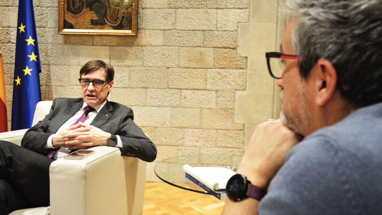 El president Illa, con RD