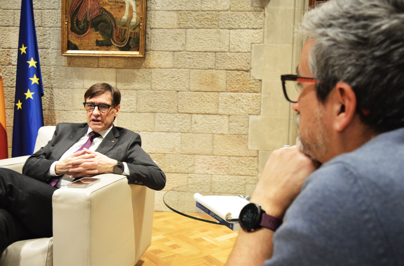 El president Illa, con RD