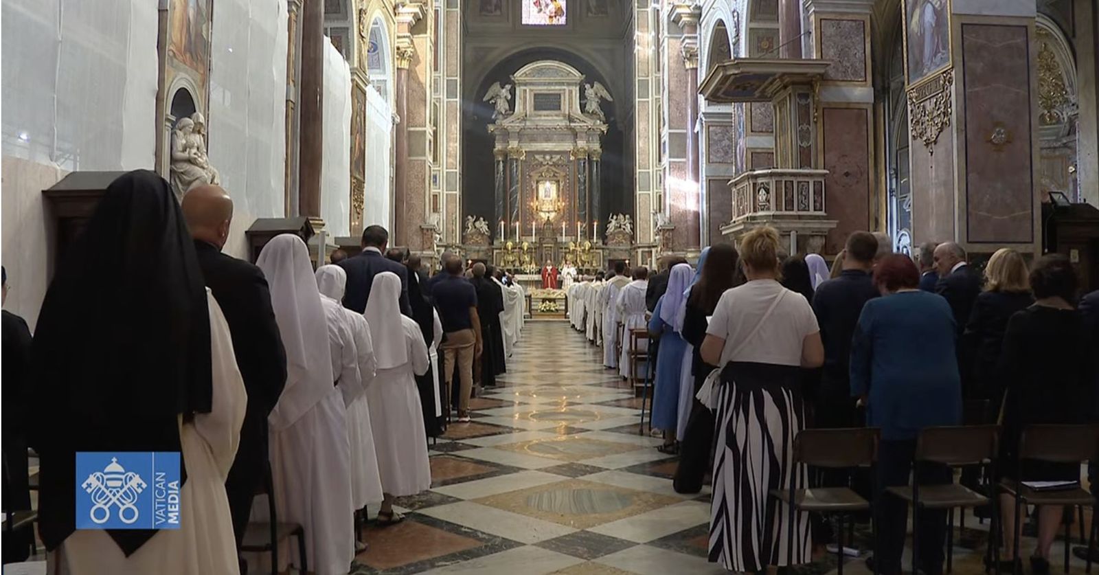 Misa de apertura del Capítulo General de los Agustinos presidida por León XIV