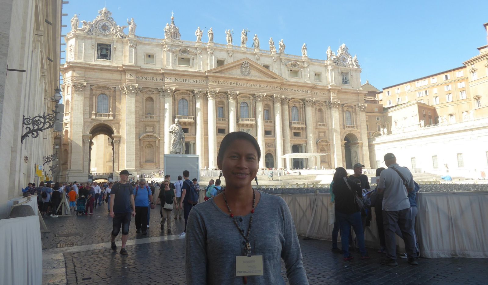 Gloria Grefa, indígena de la nacionalidad kichwa de Ecuador