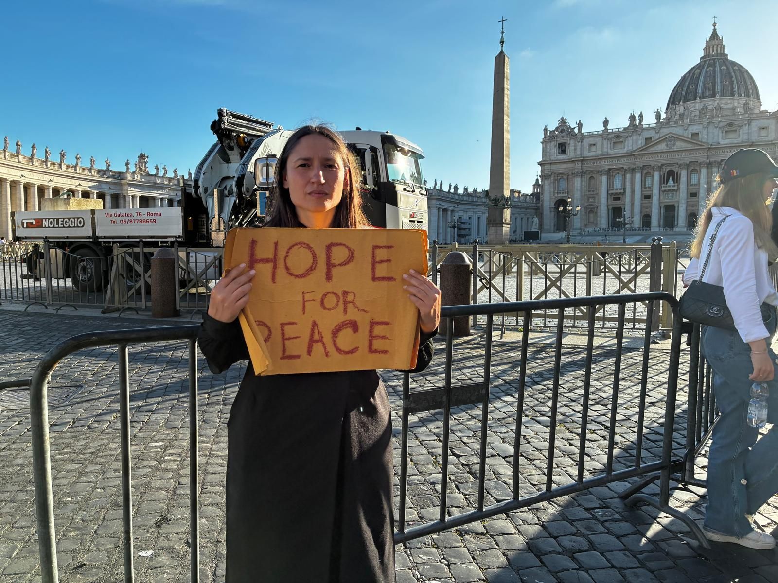 Una esperanza por la paz, clamor de esta mujer