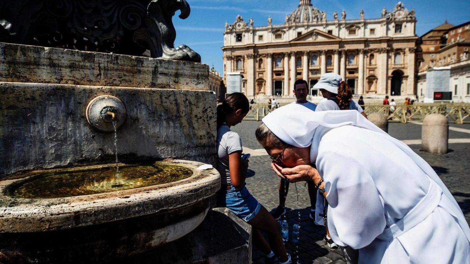 Ola de calor en Roma