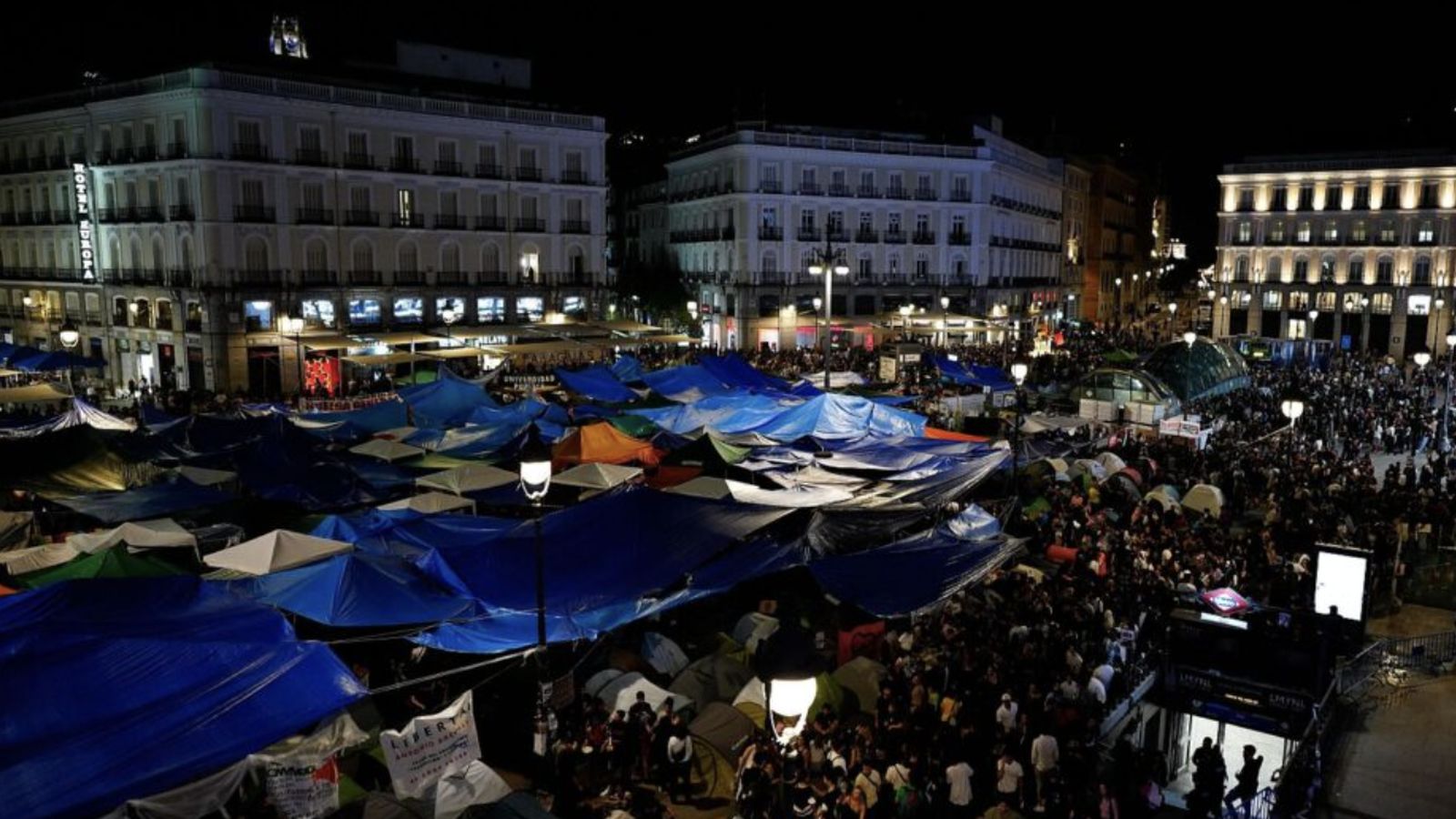 Acampada en Sol