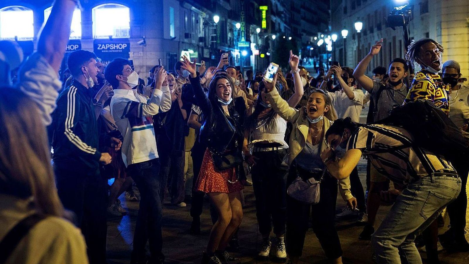 Fin del Estado de Alarma en la Puerta del Sol