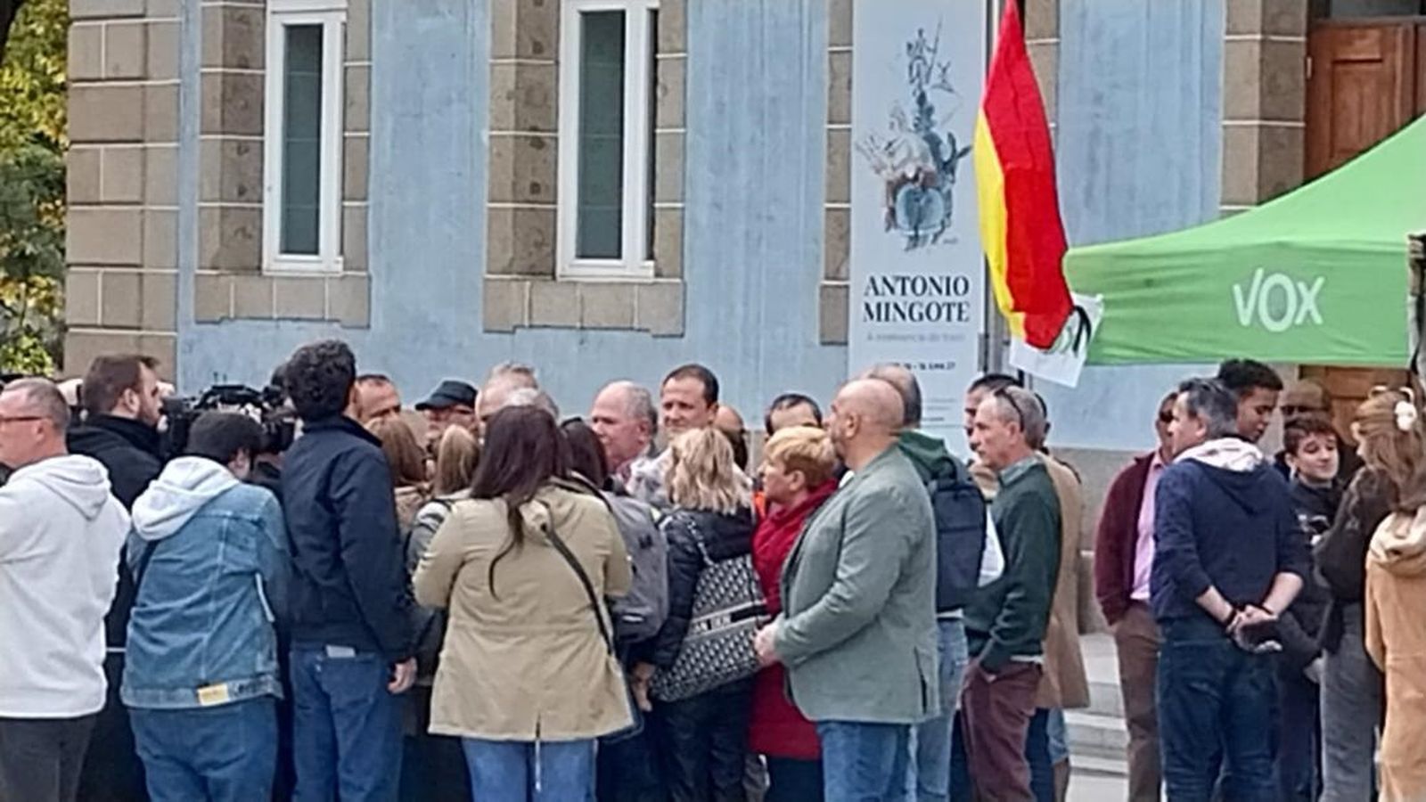Mitin de Vox  hoy en Ferrol