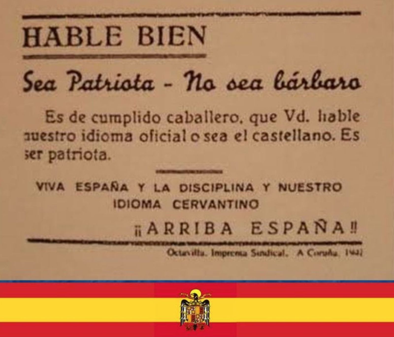 Como antes uana parte de la Iglesia desprecia el valenciano