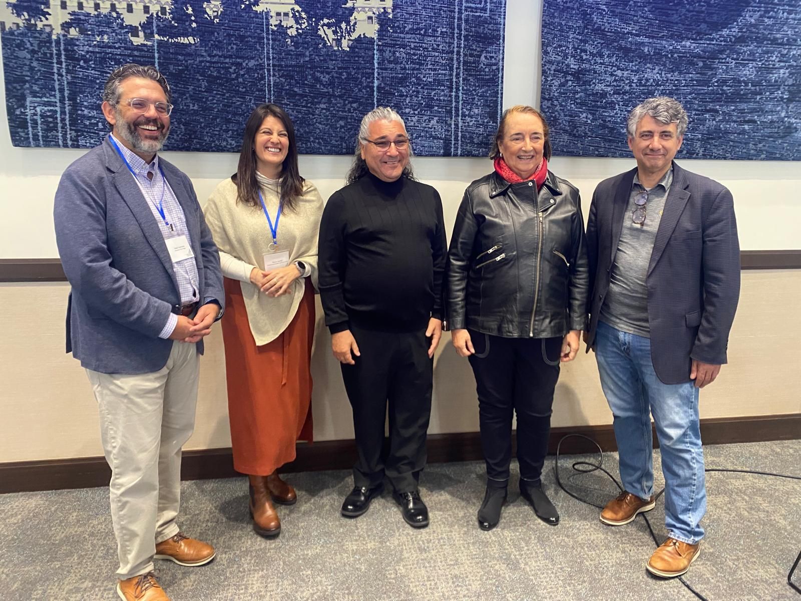 María Clara Bingemer, y los responsable de Red Ecclesia in America