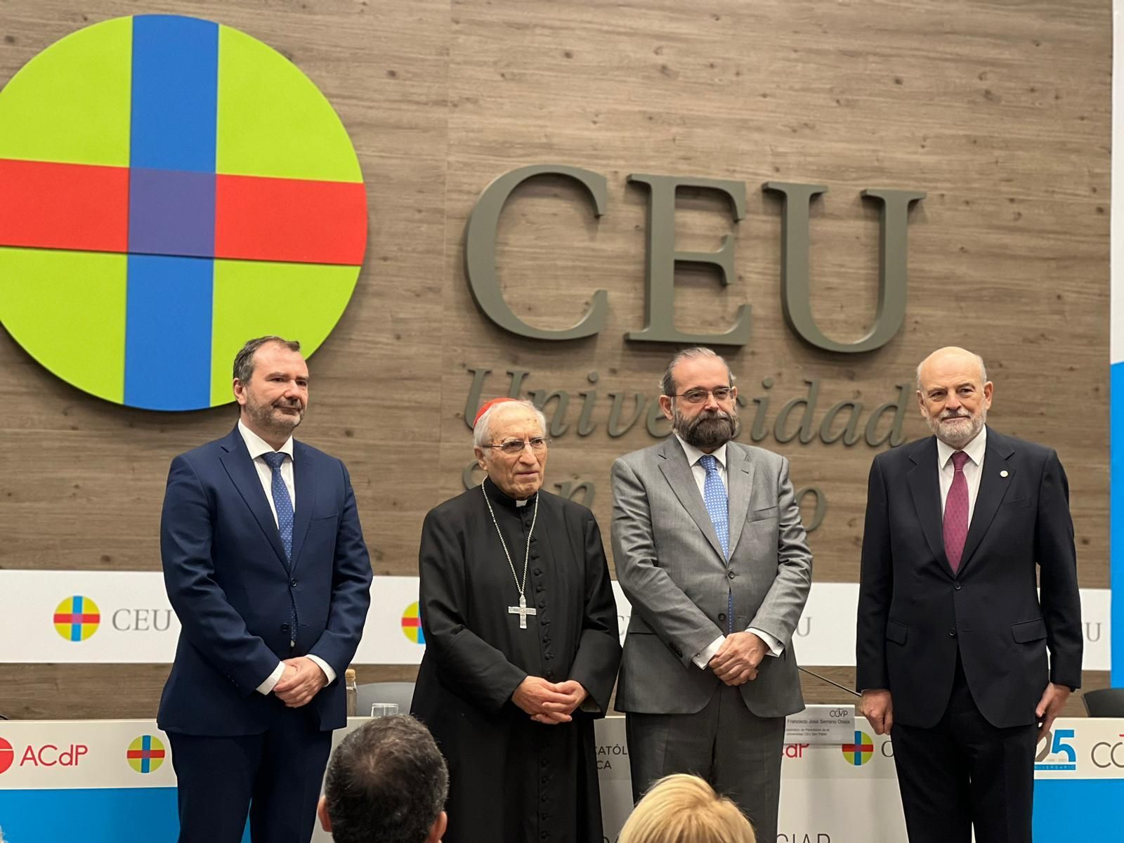 Paco Serrano, Rouco Varela, Bullón de Mendoza y Sánchez Saus