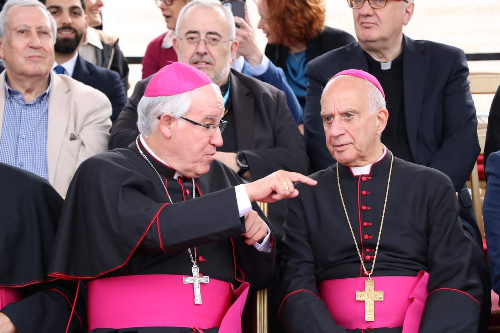 Saiz Meneses, en Roma