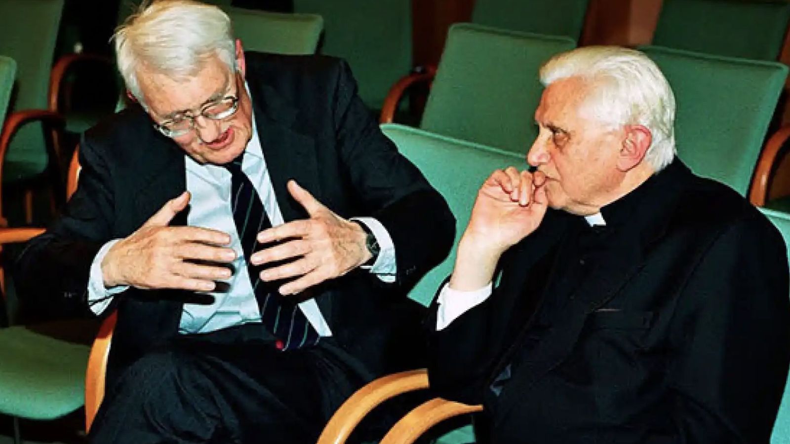 Habermas y Ratzinger durante el famoso debate