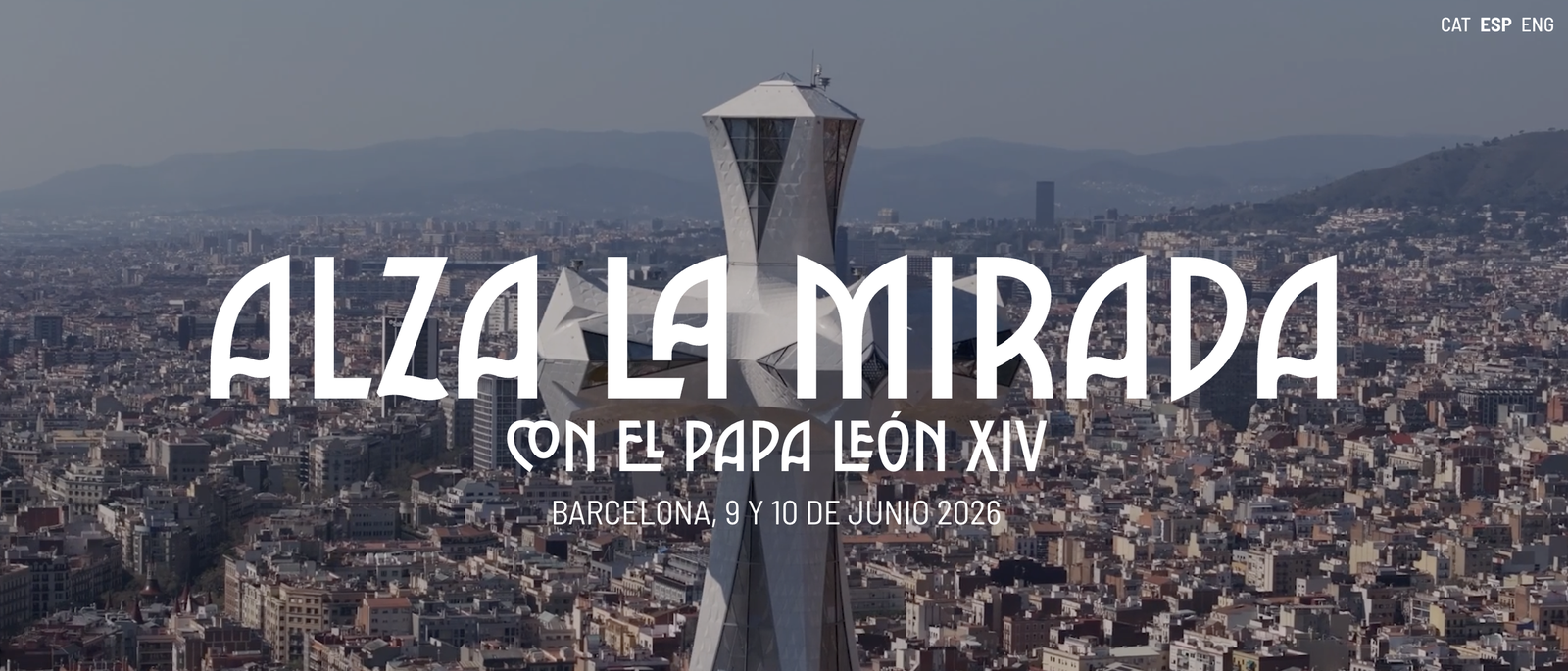 Web de la visita del Papa a Barcelona