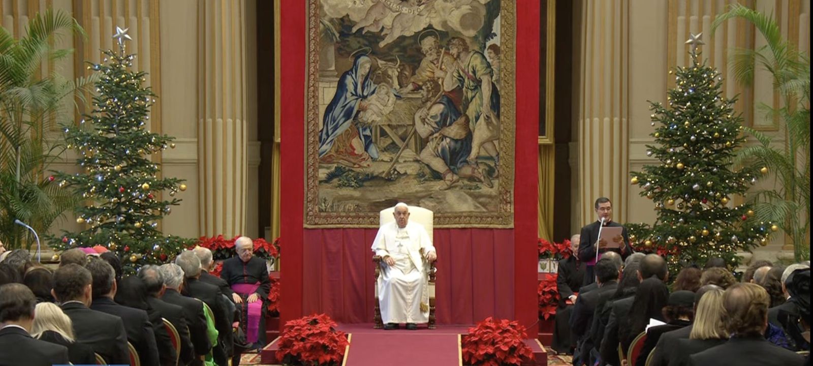 Ciampanelli leyó el discurso del Papa