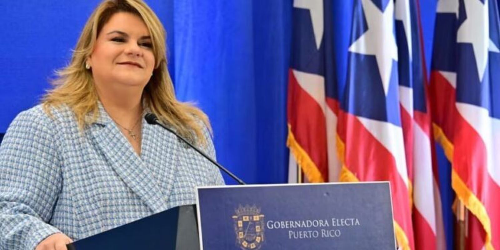 La gobernadora de Puerto Rico