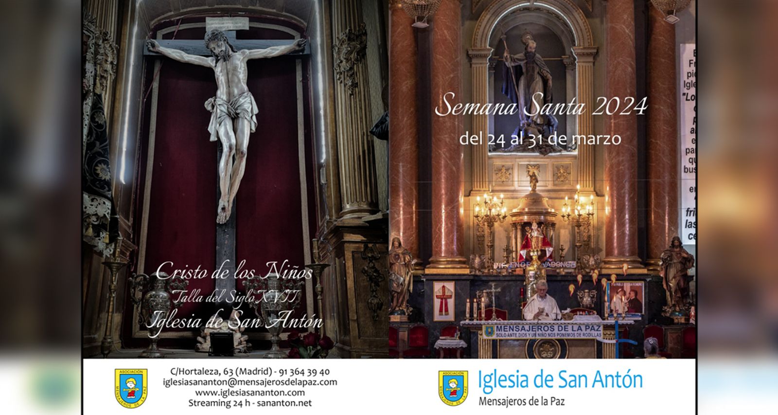 Semana Santa en la Iglesia de San Antón 2024