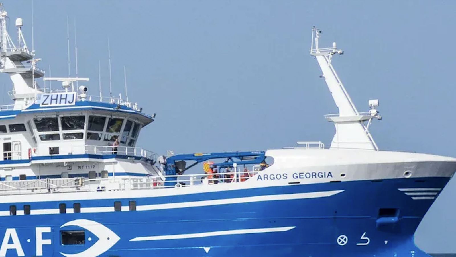 El buque naufrgado en las Maldinas, 'Argos Georgia'