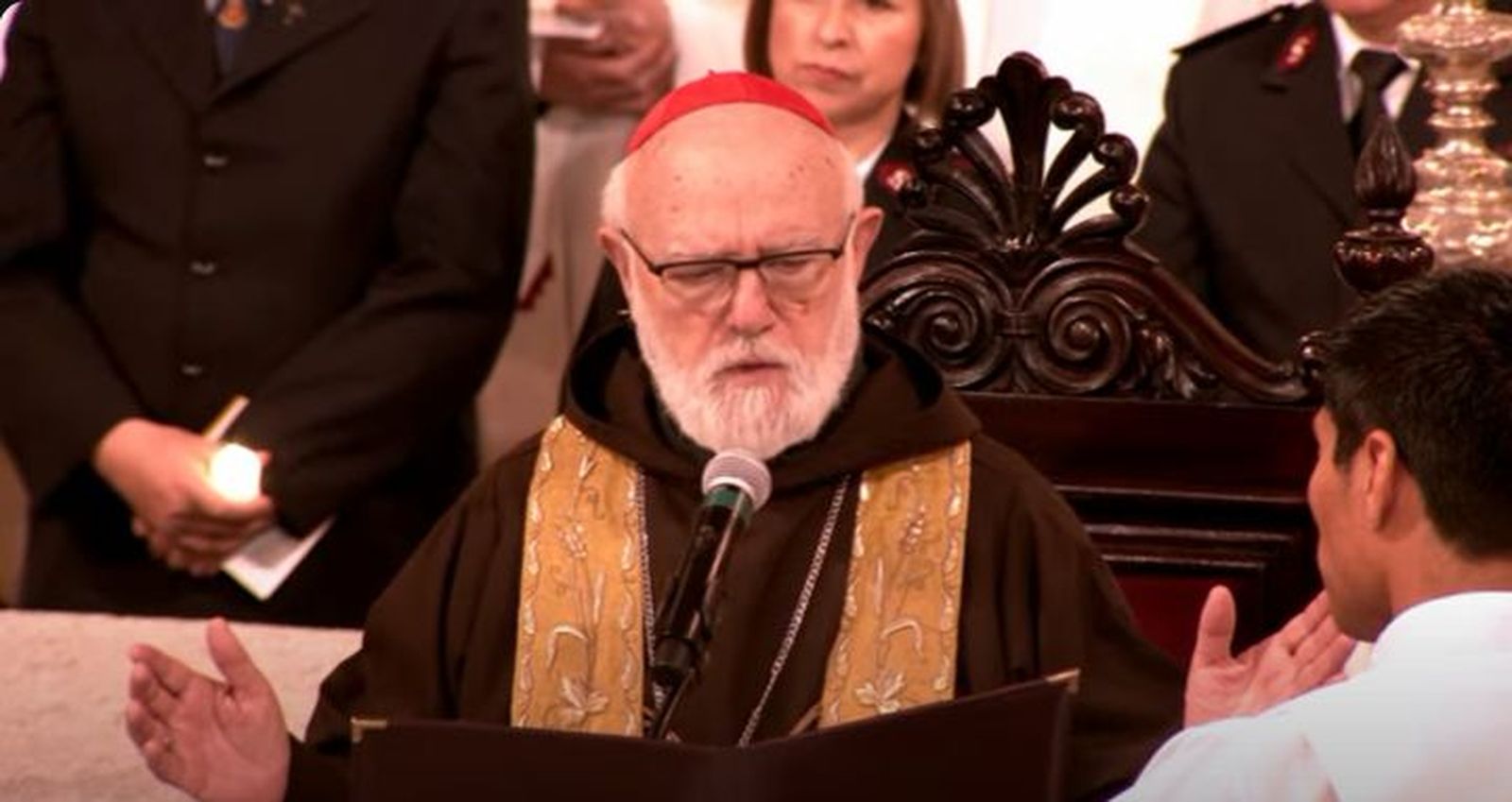 Cardenal Celestino Aós en Te Deum de Fiestas Patrias de Chile
