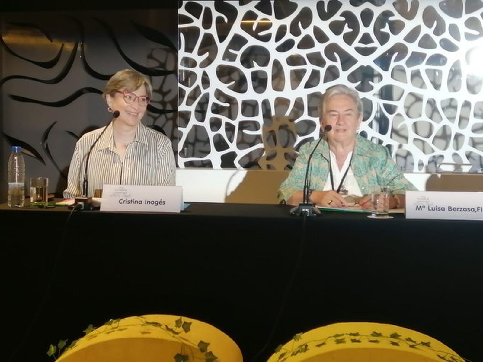 Cristina Inogés y María Luisa Berzosa