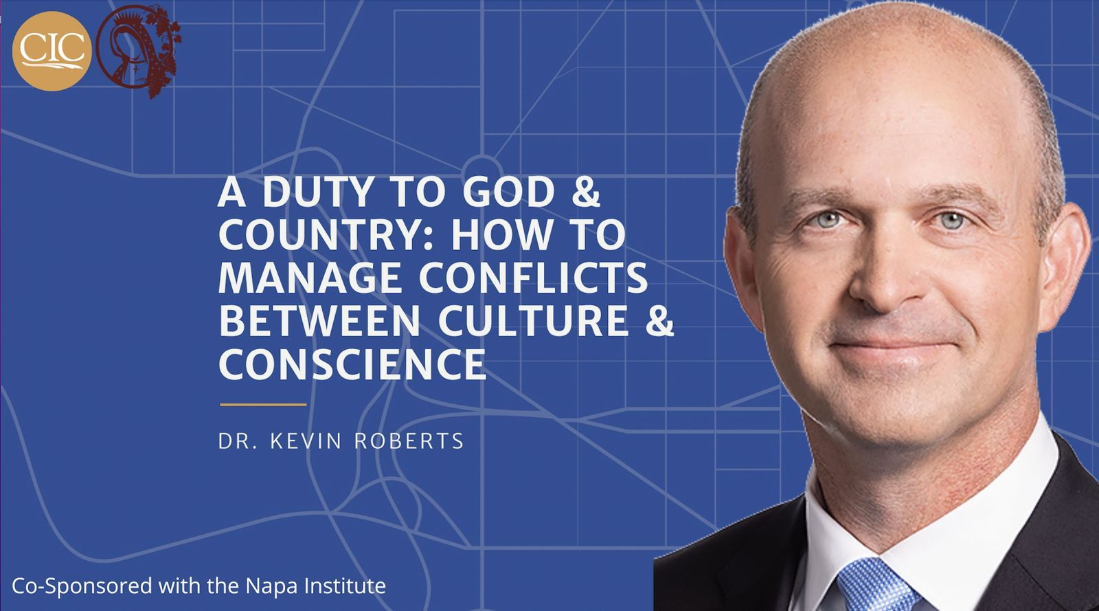 Anuncio de la intervención de Roberts en el CIC del Opus Dei en Washington