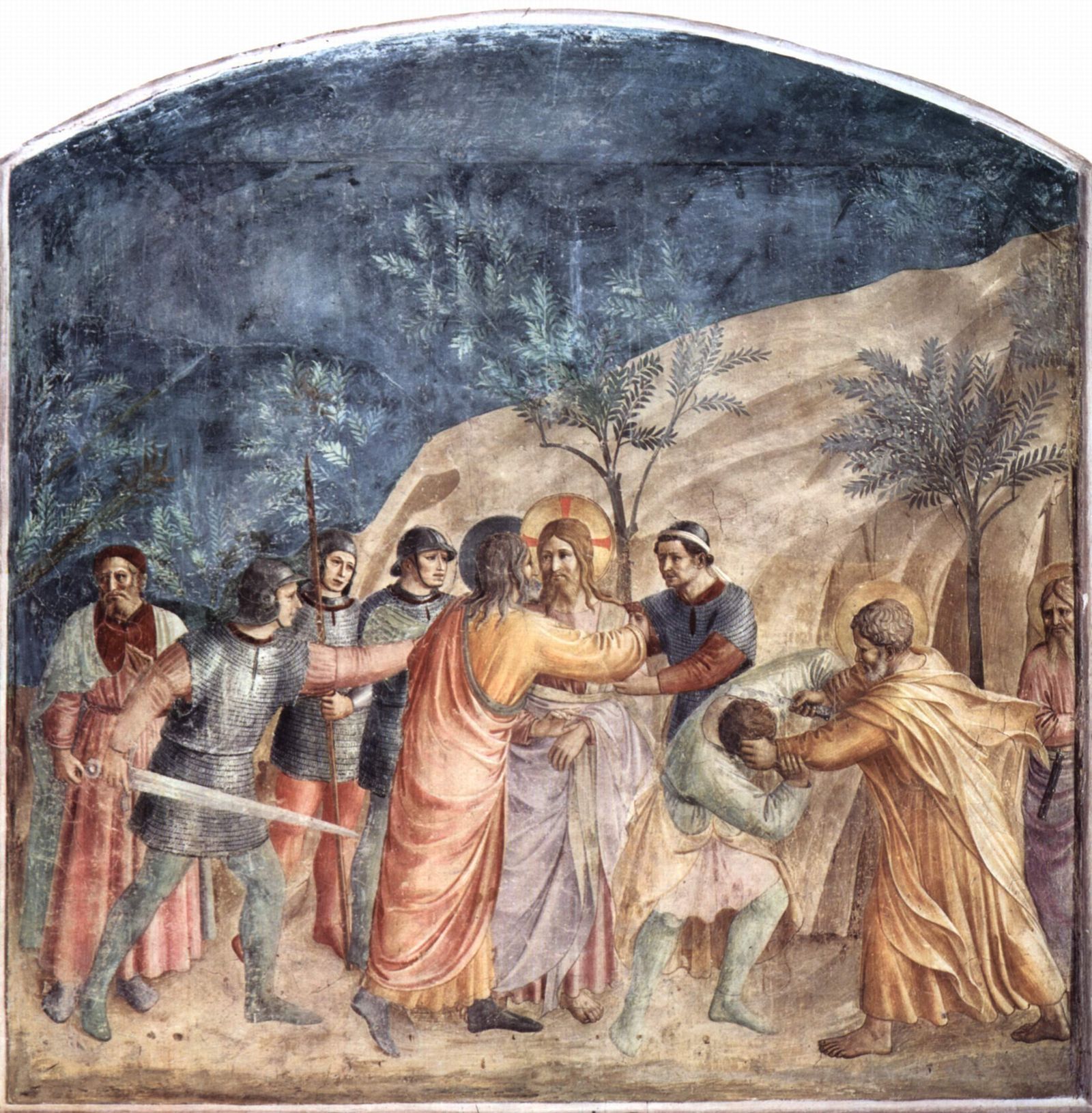 Prendimiento de Jesús. Fra Angelico