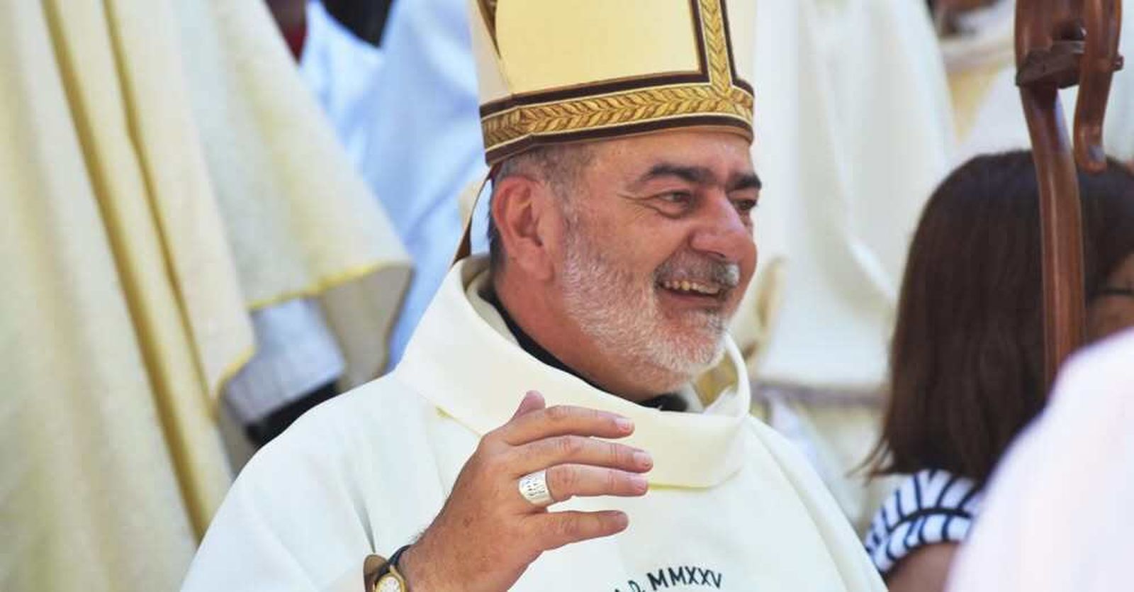 El obispo emérito de San Rafael Carlos María Domínguez