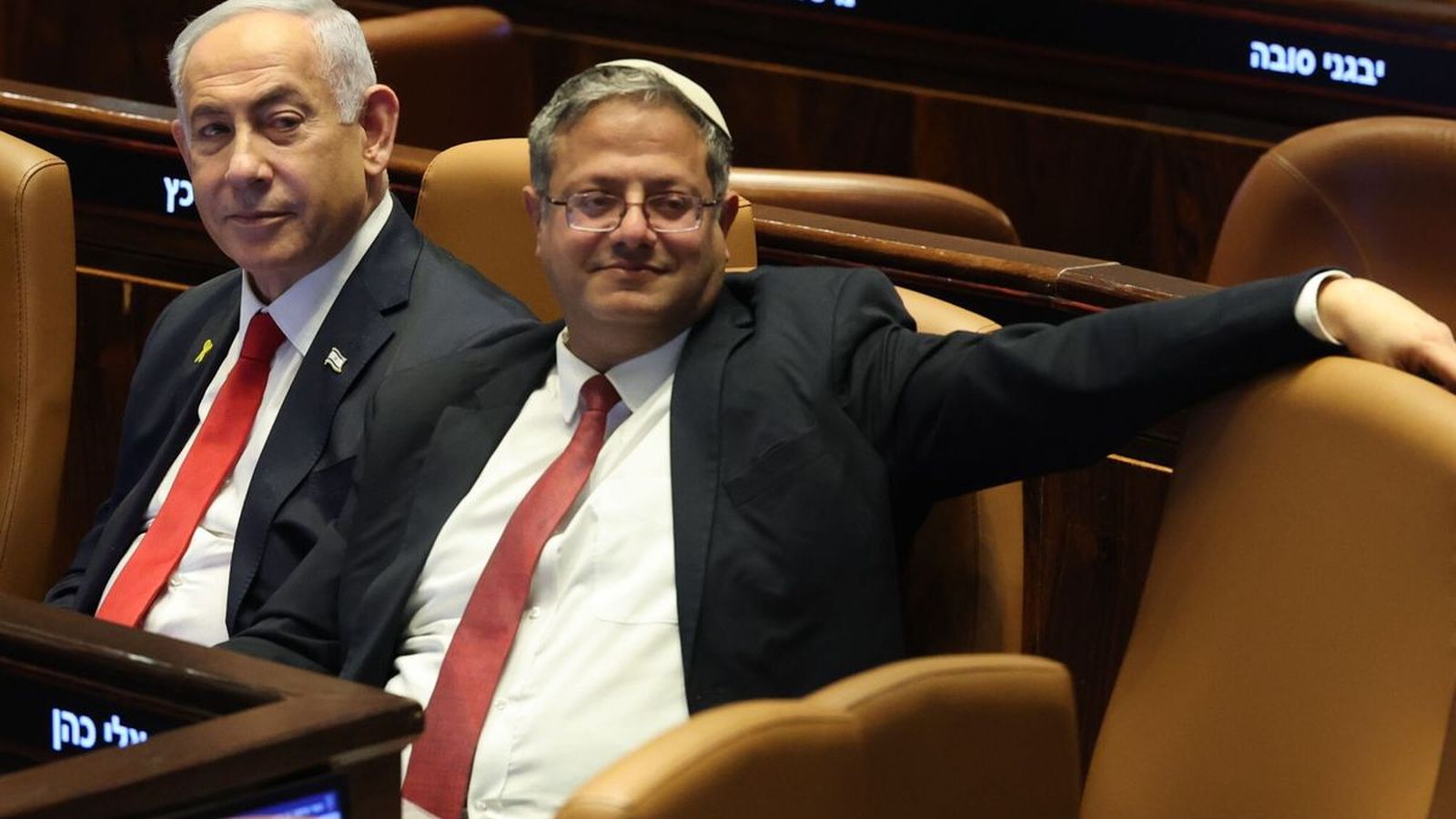 Benjamin Netanyahu e Itamar Ben Gvir