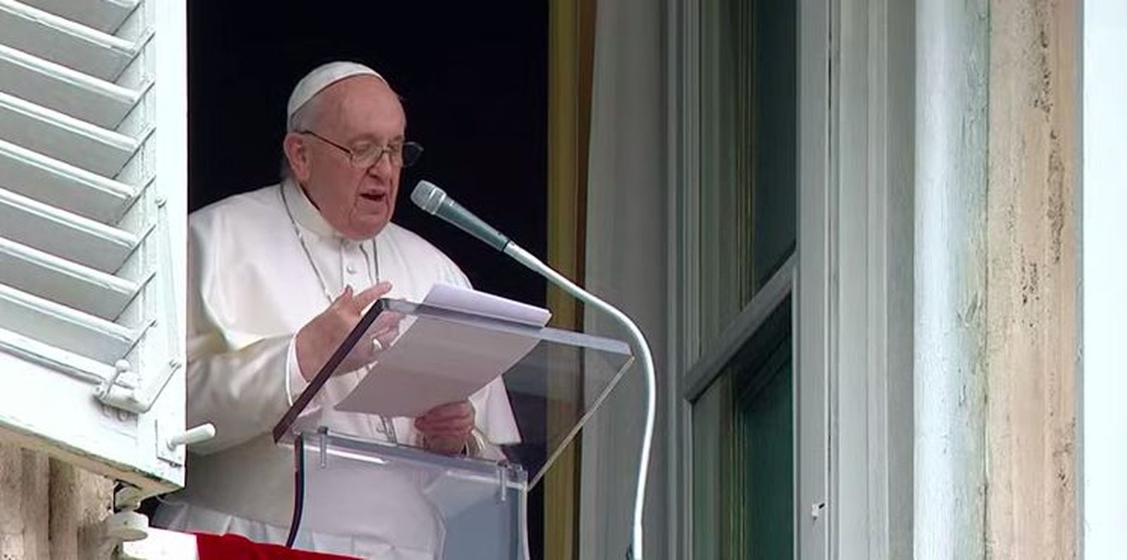 Francisco, en el Regina Coeli