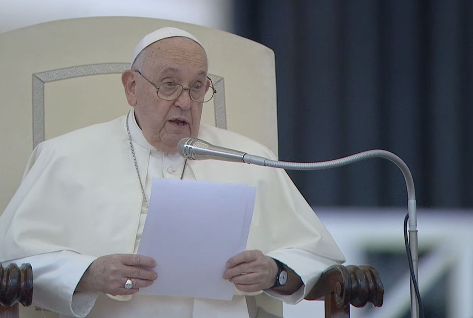 Francisco, en la catequesis de la audiencia general