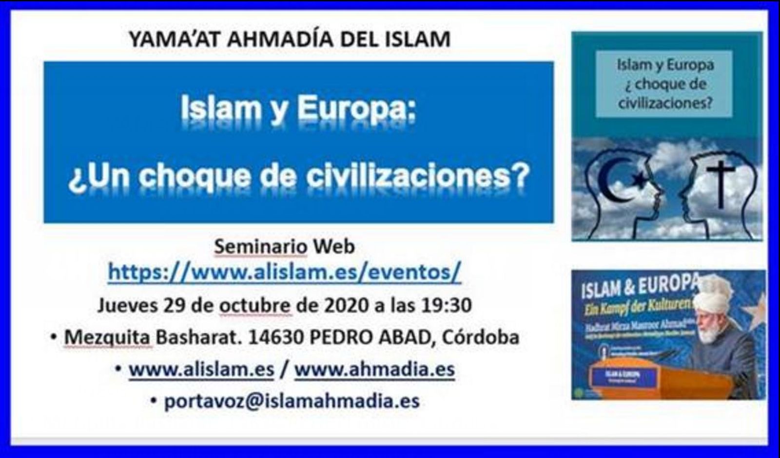 Seminario web gratuito sobre Islam y Europa