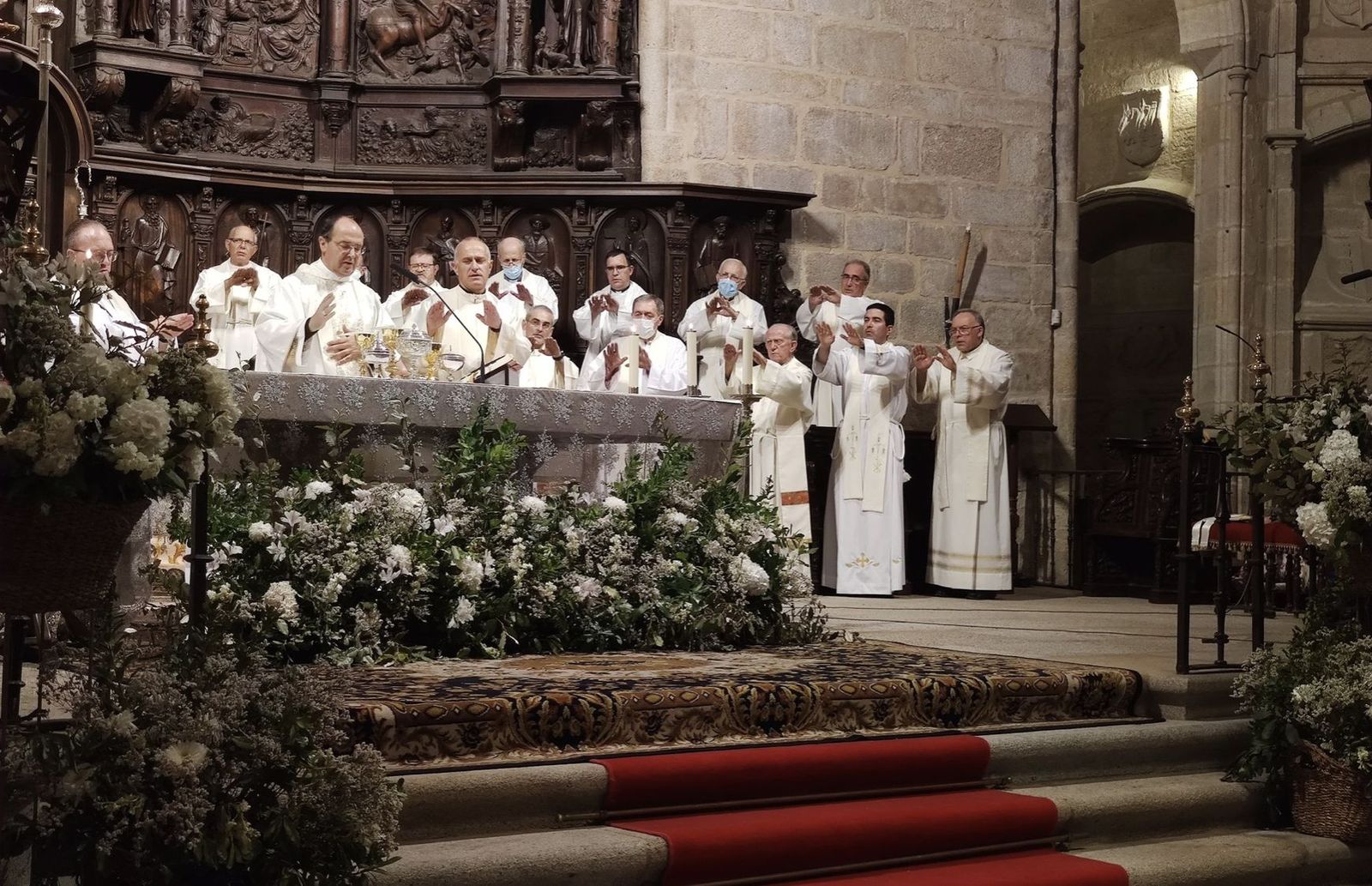Jesús Pulido en la catedral. de Cáceres