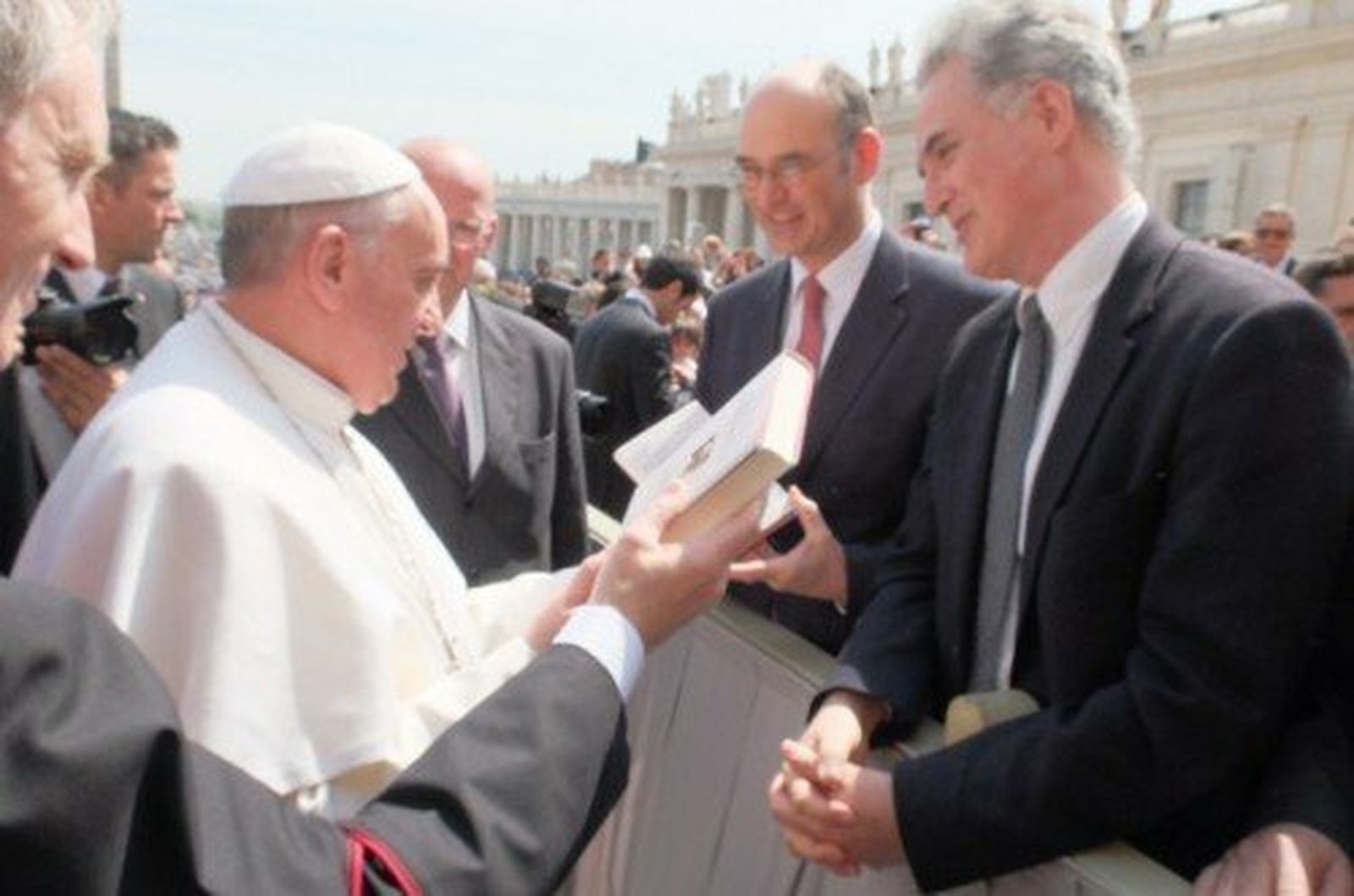 Raimund Herder, con Francisco