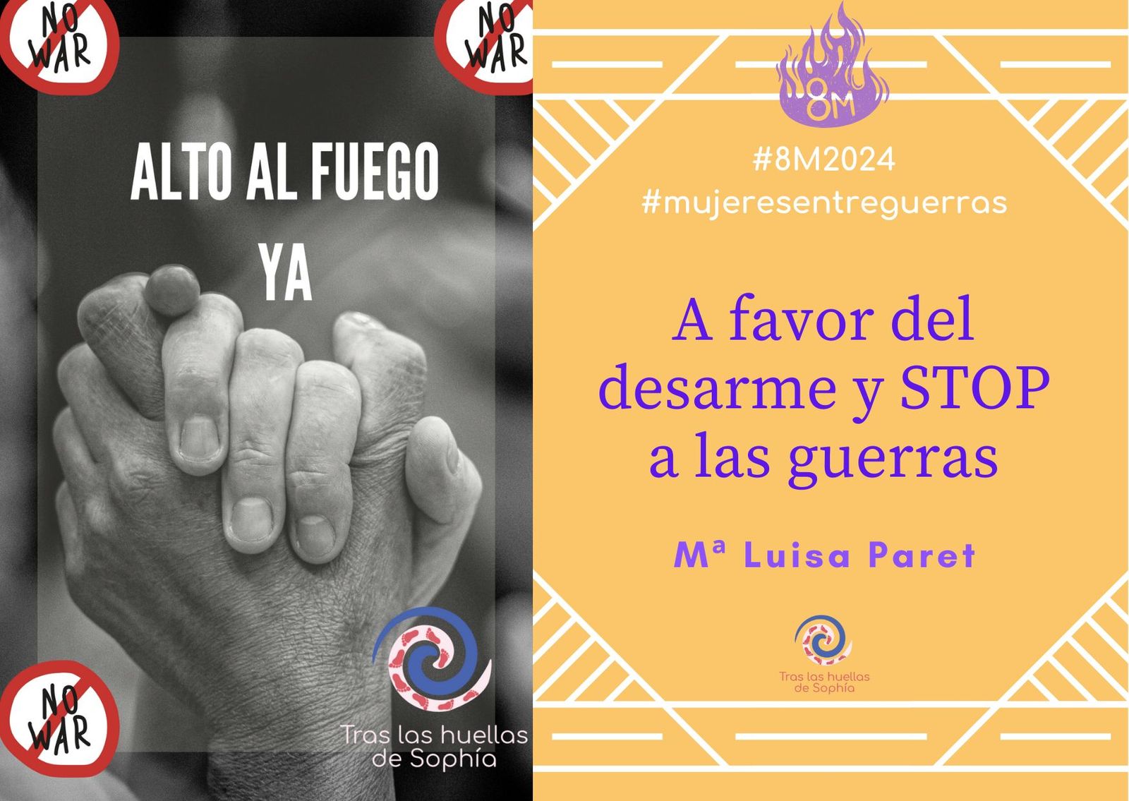 A favor del desarme y STOP a las guerras