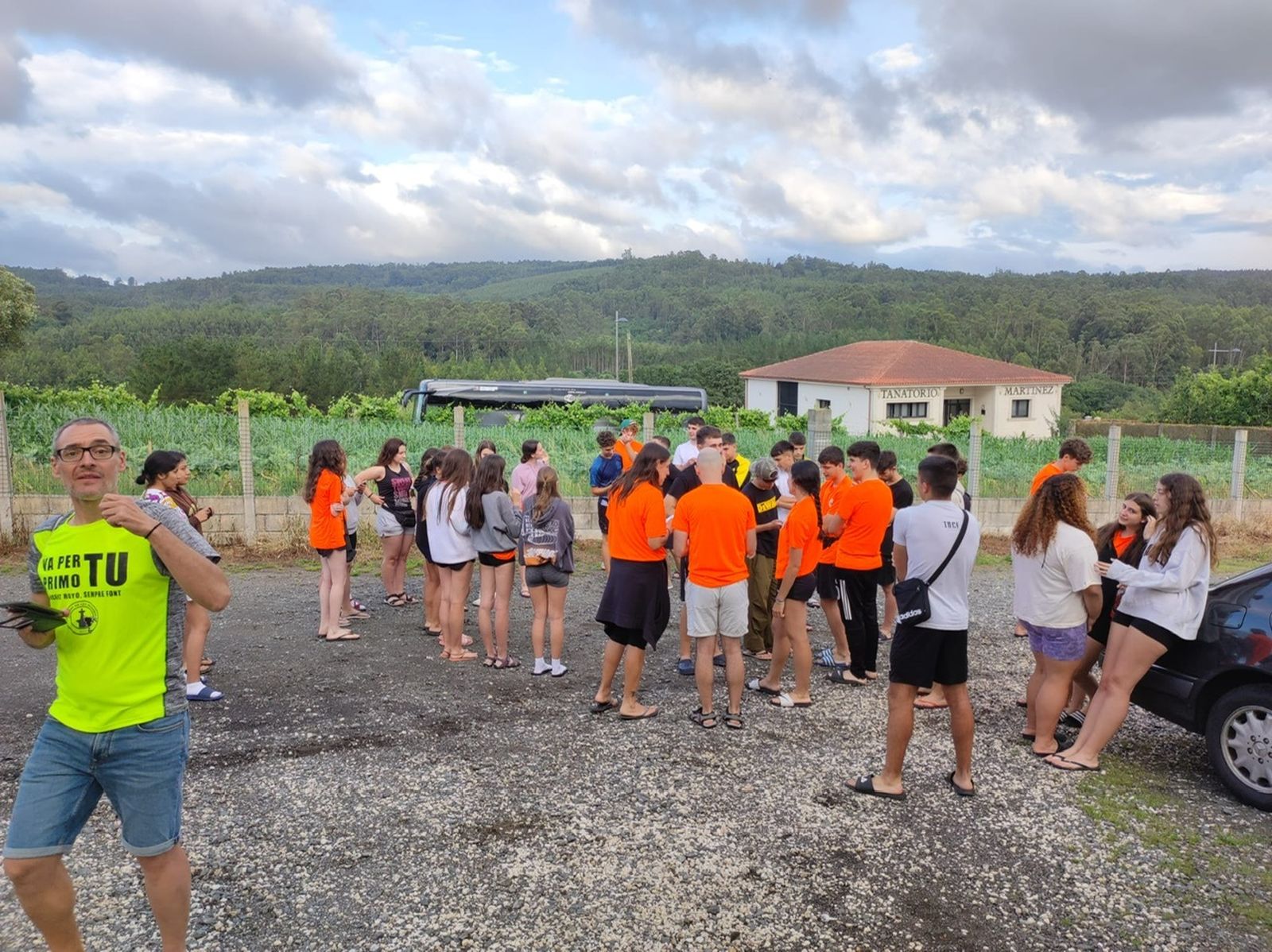 Alumnado de 1ºbachillerato del colegio Sagrada Familia, Valencia